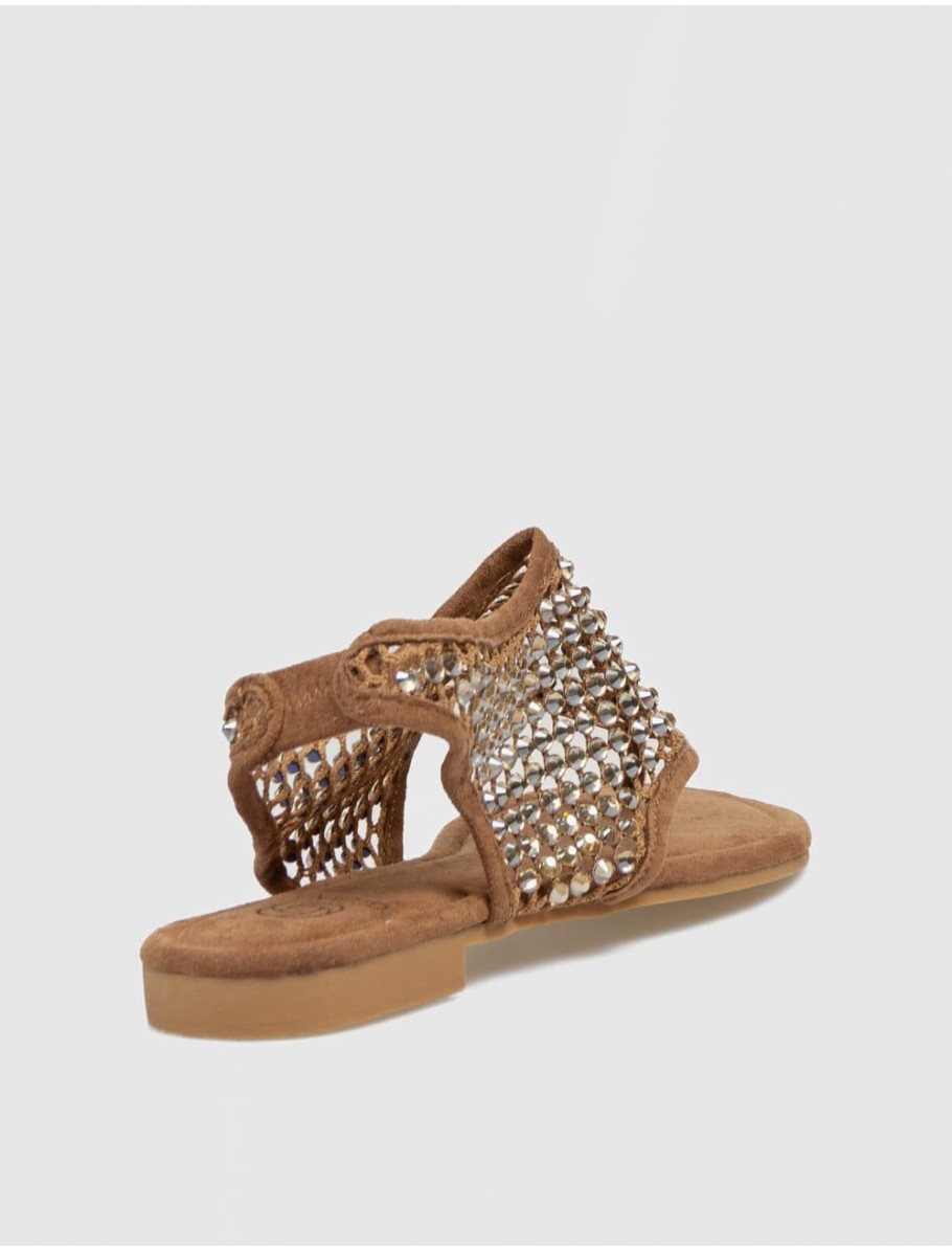 SANDALIA DE DEDO KAMOME TRENDS BOAL MARRoN