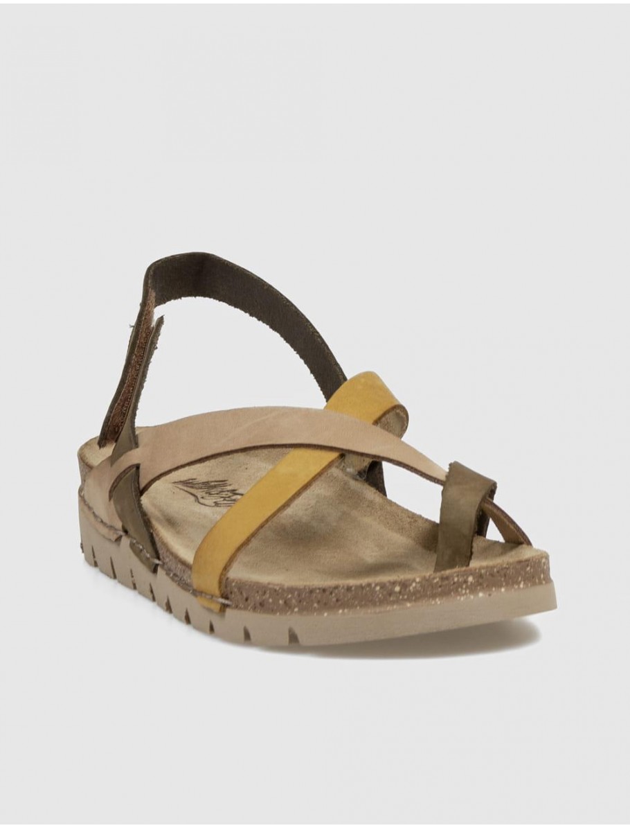 SANDALIA WALK FLY 8580 51000 KAKI