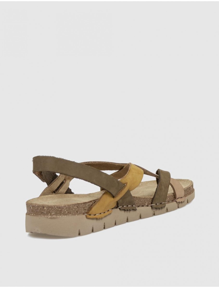SANDALIA WALK FLY 8580 51000 KAKI