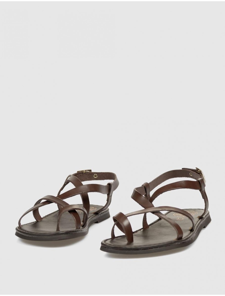 SANDALIA DE DEDO PORRONET 3206 MOKA