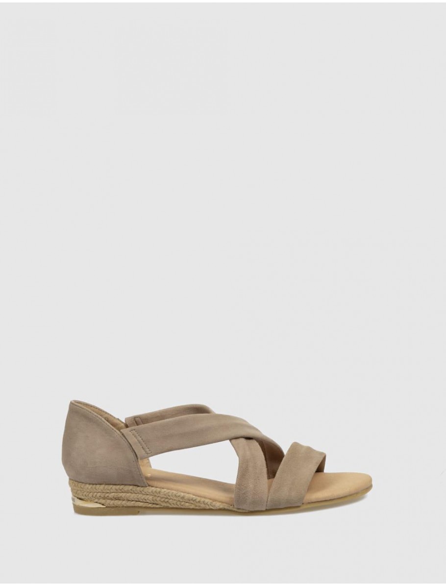 SANDALIA PINAZ 317 KELA TAUPE