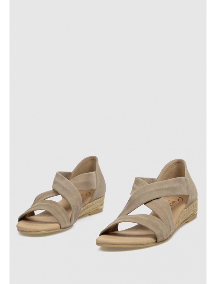 SANDALIA PINAZ 317 KELA TAUPE