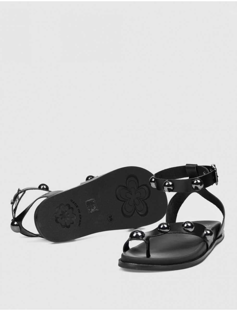 SANDALIA DE DEDO PORRONET 3290 NEGRO