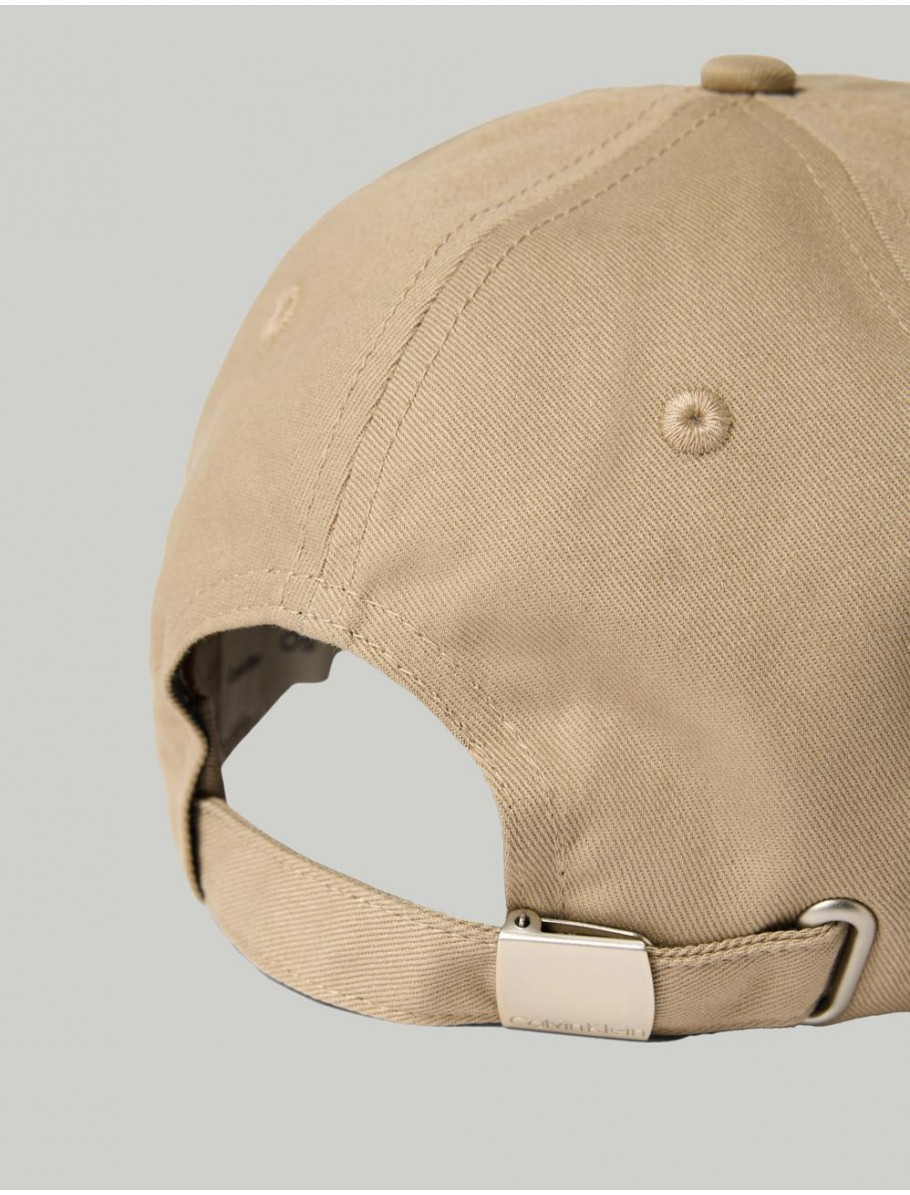 GORRA CALVIN KLEIN MONOGRAM EMBROIDERY BASEBALL CAP BEIG