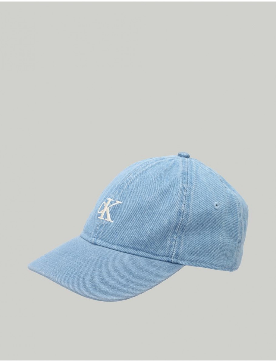 GORRA CALVIN KLEIN MONOGRAM EMBROIDERY BASEBALL CAP AZUL