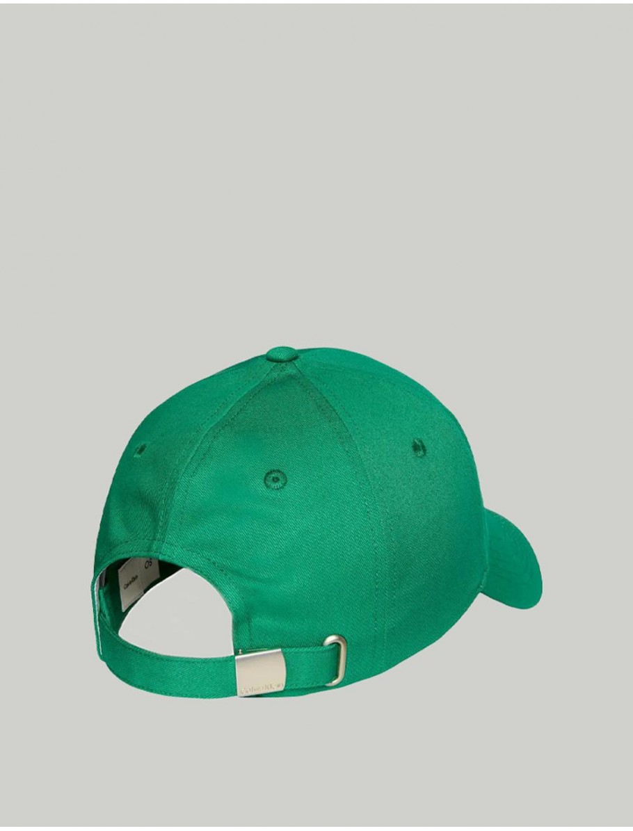 GORRA CALVIN KLEIN MONOLOGO EMBROIDERY BASEBALL CAP VERDE