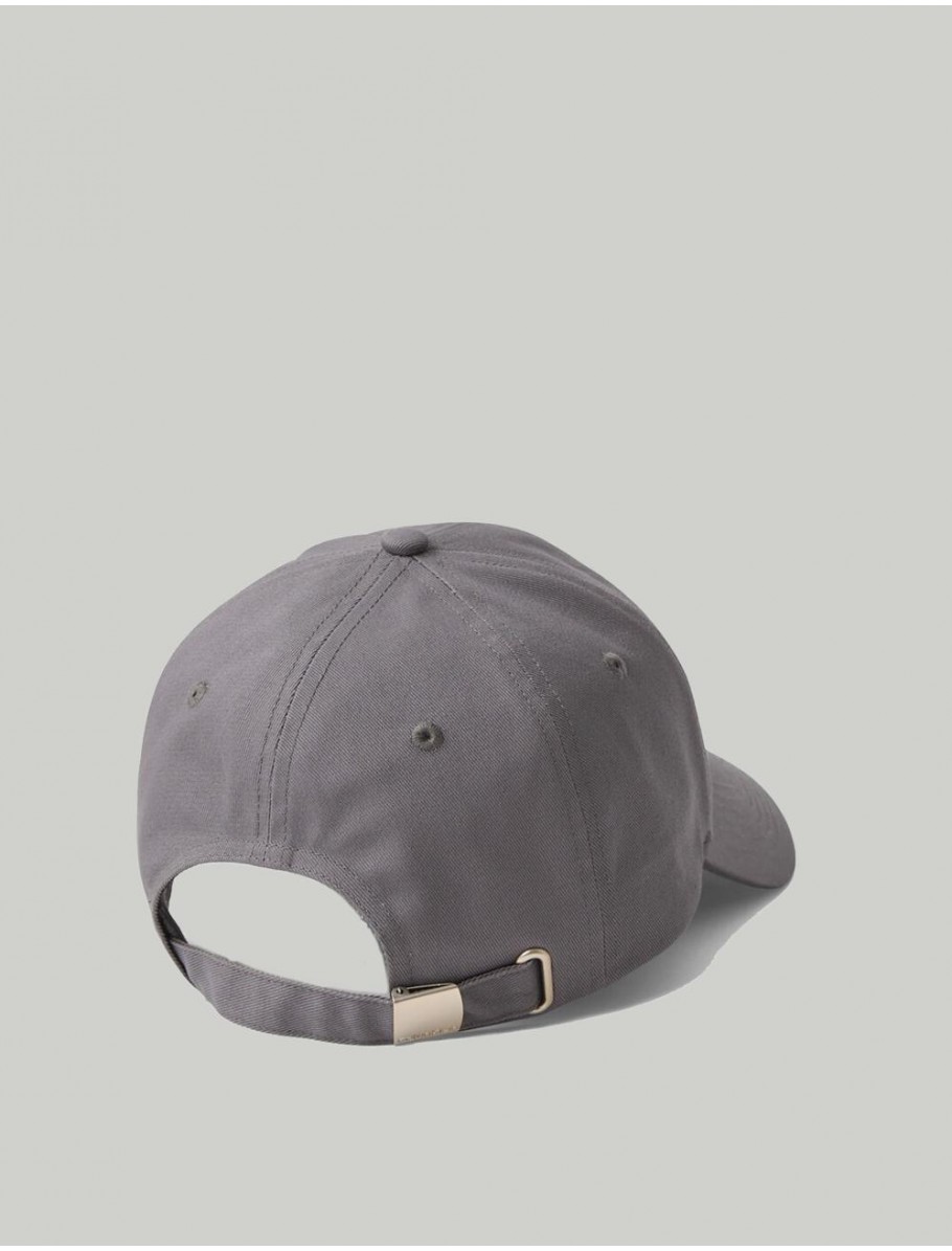 GORRA CALVIN KLEIN MONOLOGO EMBROIDERY BASEBALL CAP GRIS
