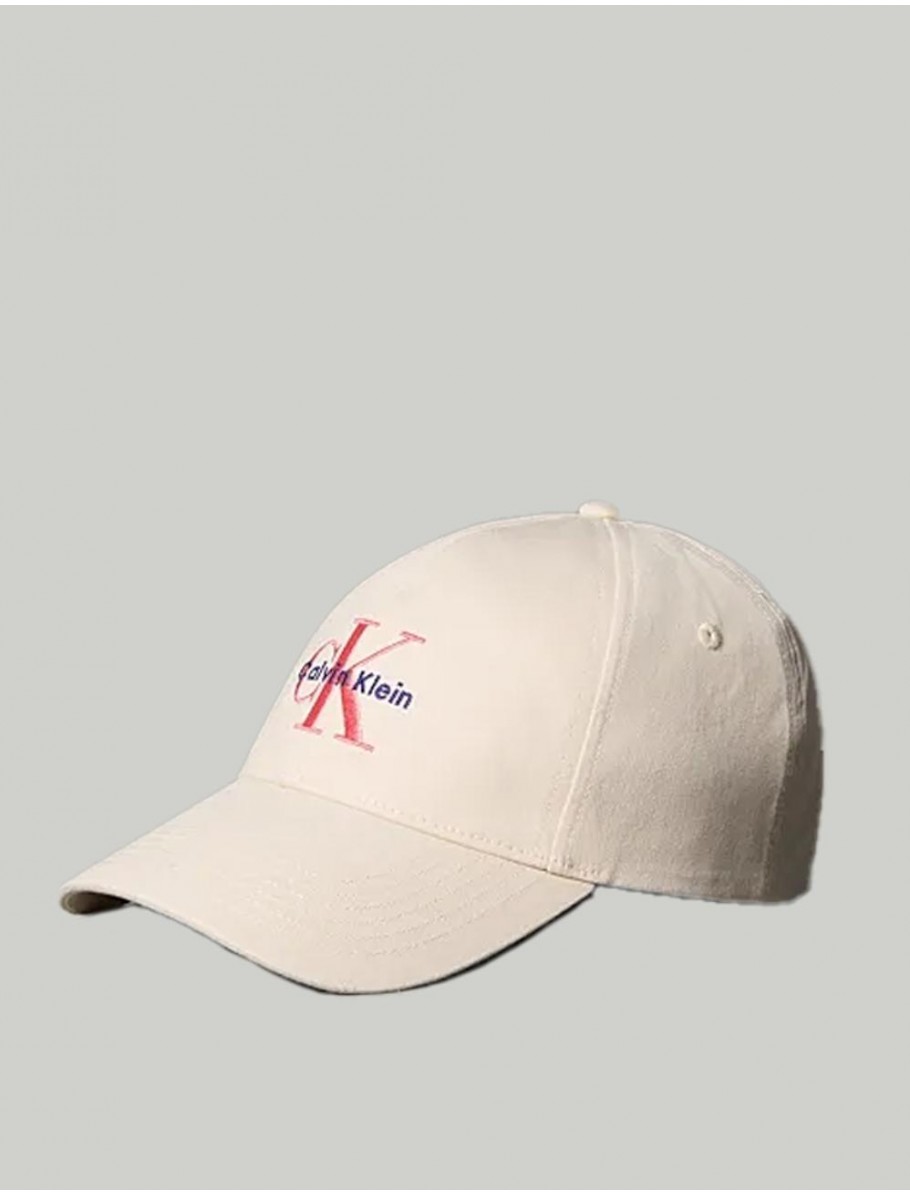 GORRA CALVIN KLEIN MONOLOGO EMBROIDERY BASEBALL HAT BEIG