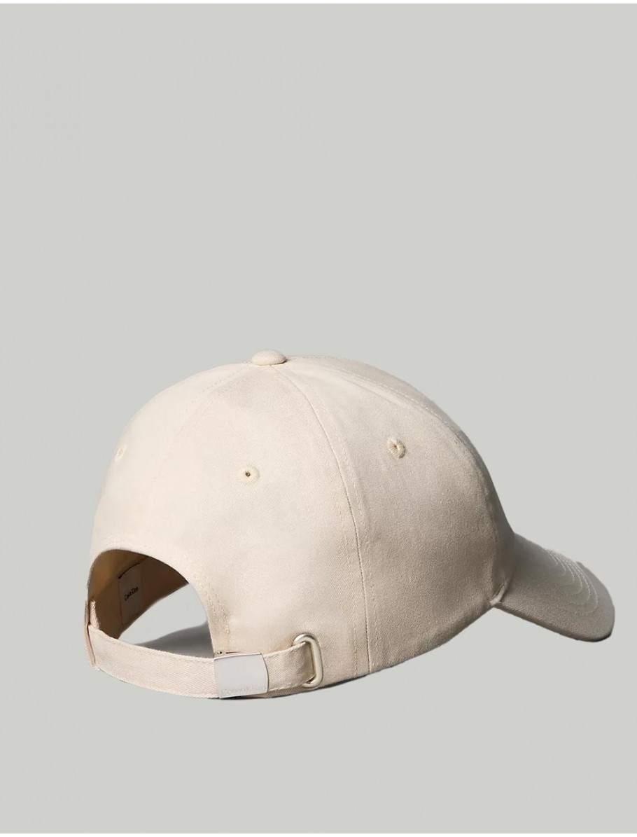 GORRA CALVIN KLEIN MONOLOGO EMBROIDERY BASEBALL HAT BEIG