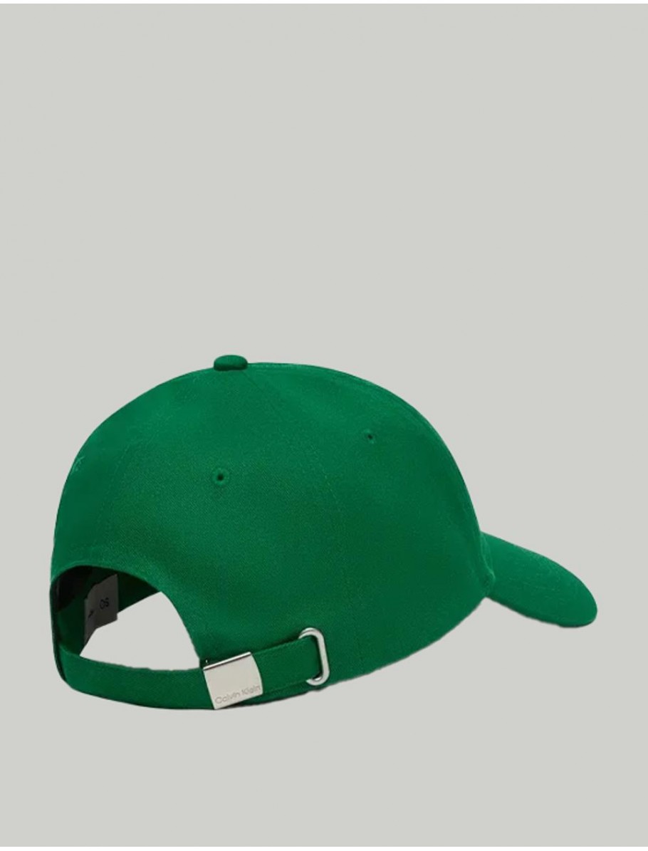 GORRA CALVIN KLEIN MONOLOGO WOVEN PATCH VERDE