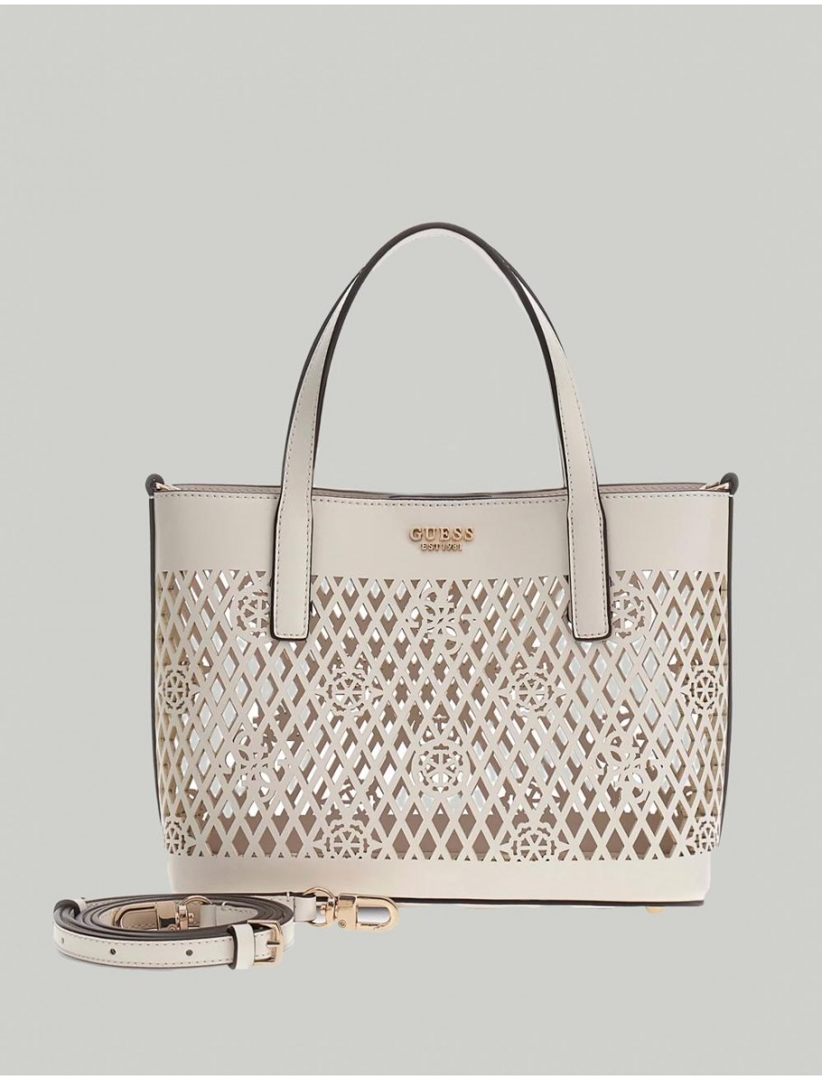 BOLSO GUESS LETTY BEIG