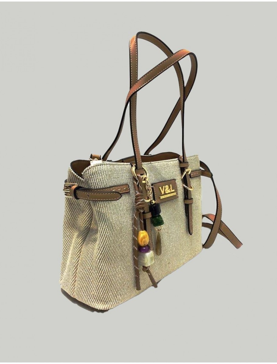 BOLSO VICTORIOLUCCINO VL681 NATURAL