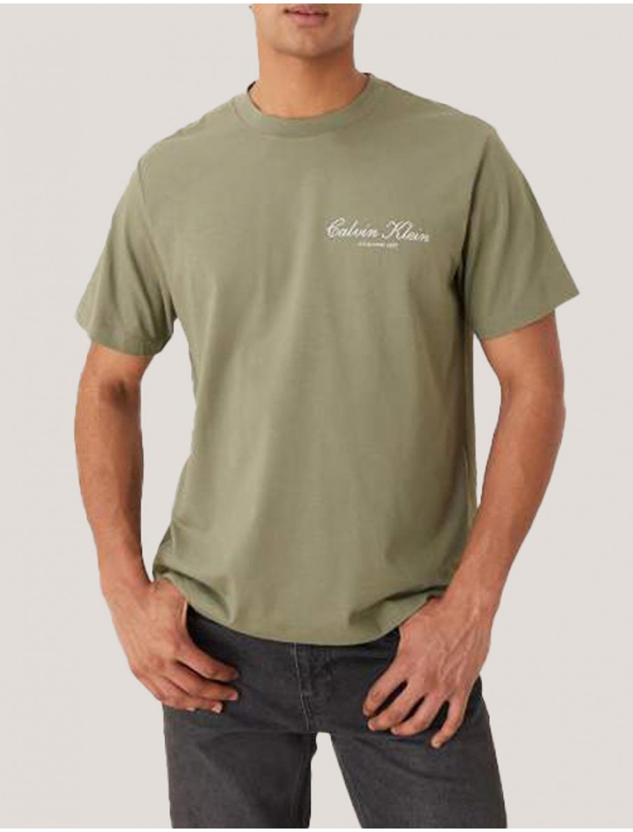 CAMISETA CALVIN KLEIN 20S MARCH GRAPHIC SEASONAL FASHI VERDE