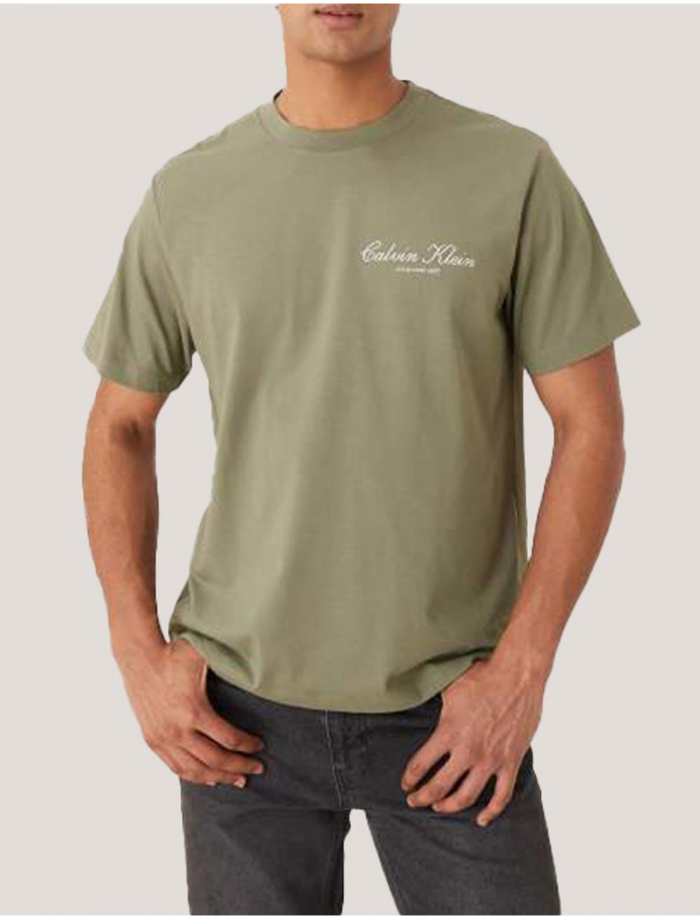 CAMISETA CALVIN KLEIN 20S MARCH GRAPHIC SEASONAL FASHI VERDE