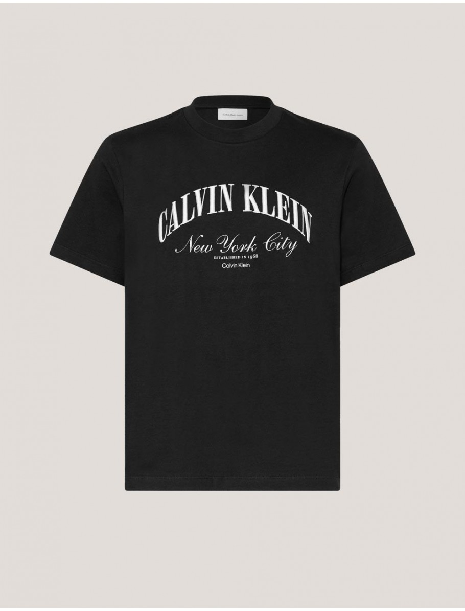CAMISETA CALVIN KLEIN 20S MARCH GRAPHIC SEASONAL FASHI NEGRO