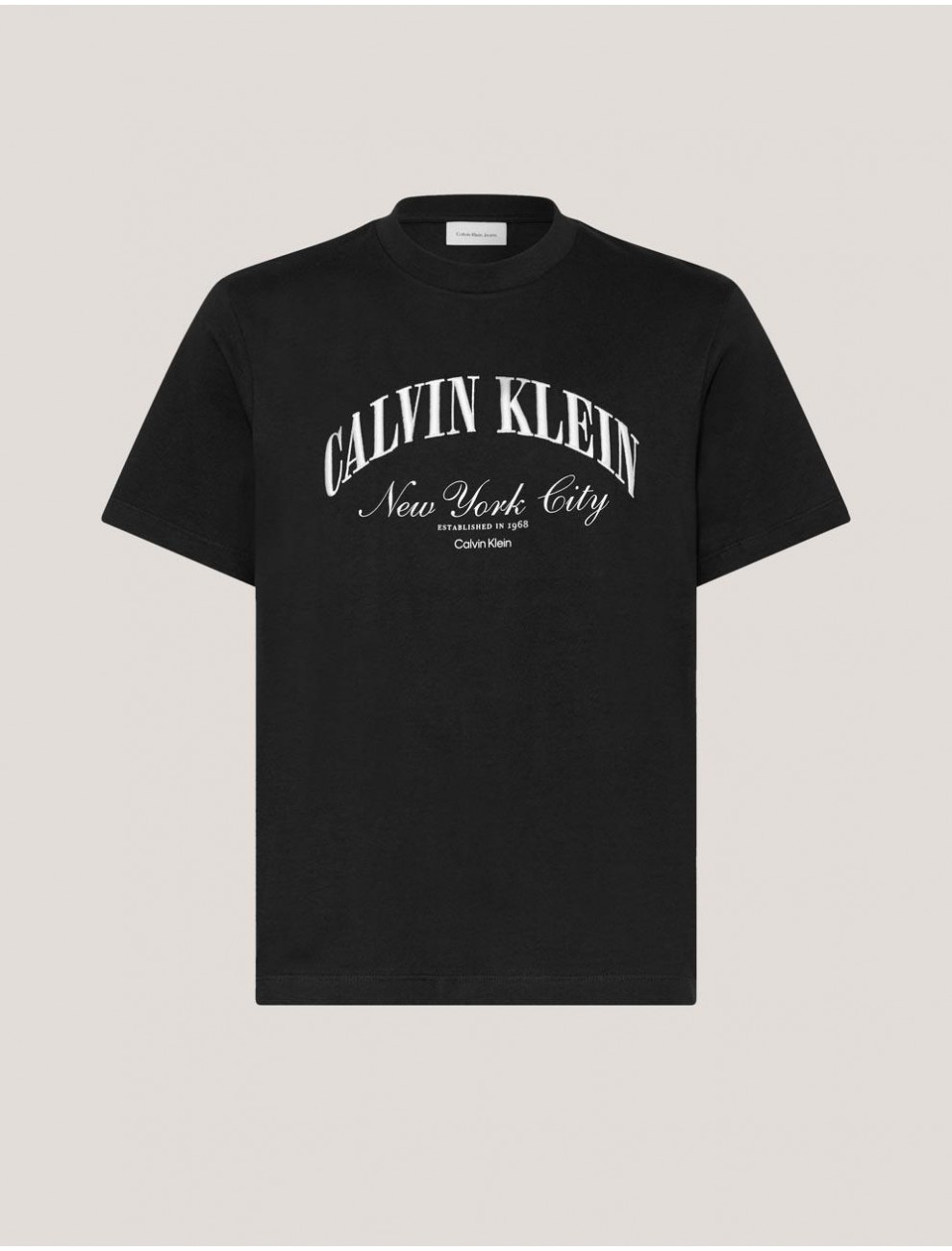 CAMISETA CALVIN KLEIN 20S MARCH GRAPHIC SEASONAL FASHI NEGRO