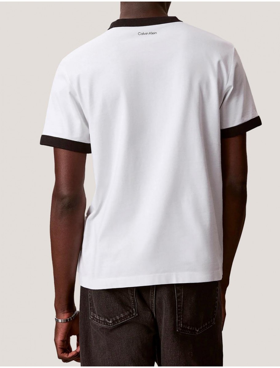 CAMISETA CALVIN KLEIN 20S MARCH GRAPHIC SEASONAL FASHI BLANCO