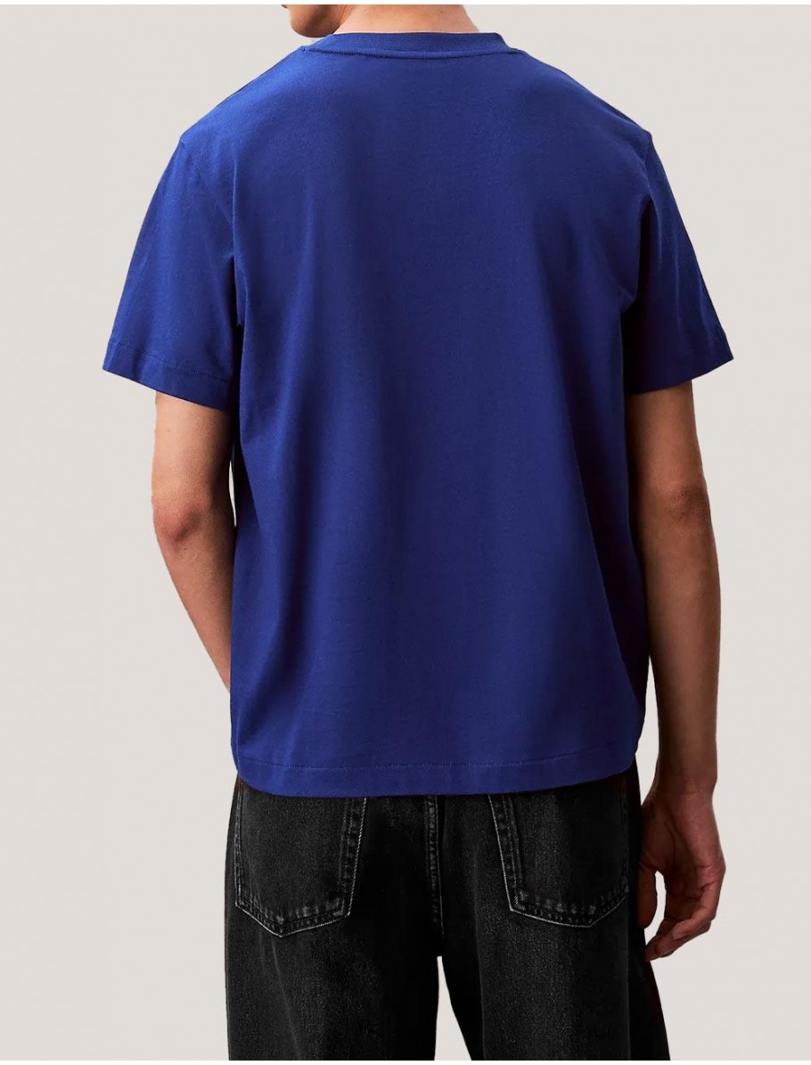 CAMISETA CALVIN KLEIN SS 20S JERSEY EASY AZUL