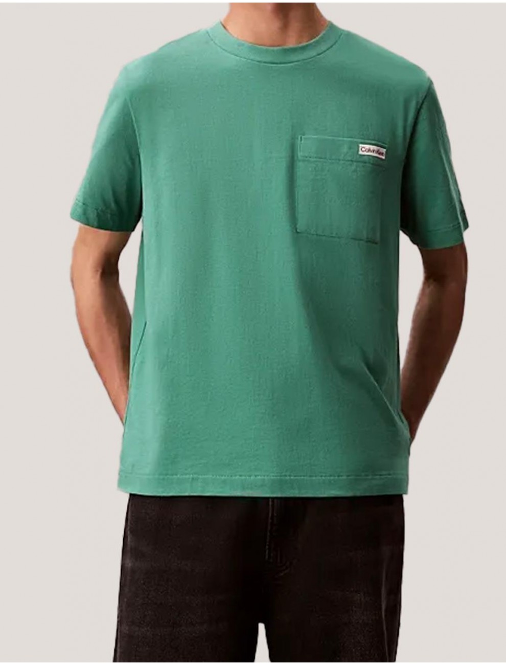 CAMISETA CALVIN KLEIN SS 20S JERSEY EASY VERDE
