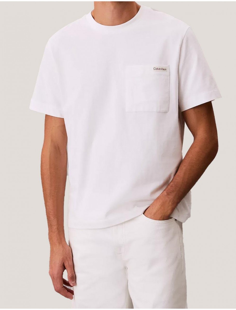 CAMISETA CALVIN KLEIN SS 20S JERSEY EASY C BLANCO