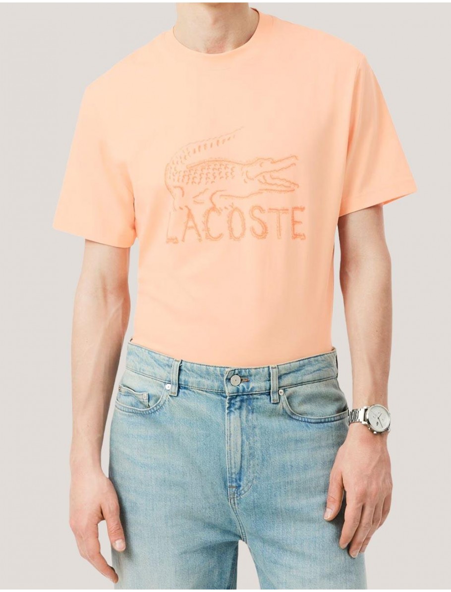 CAMISETA LACOSTE TEE SHIRT ROSA