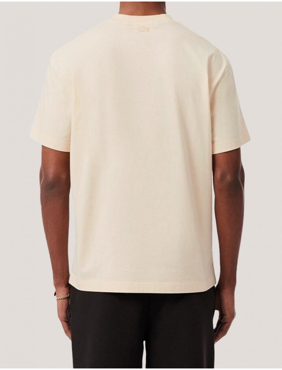 CAMISETA LACOSTE TEE SHIRT NATURAL