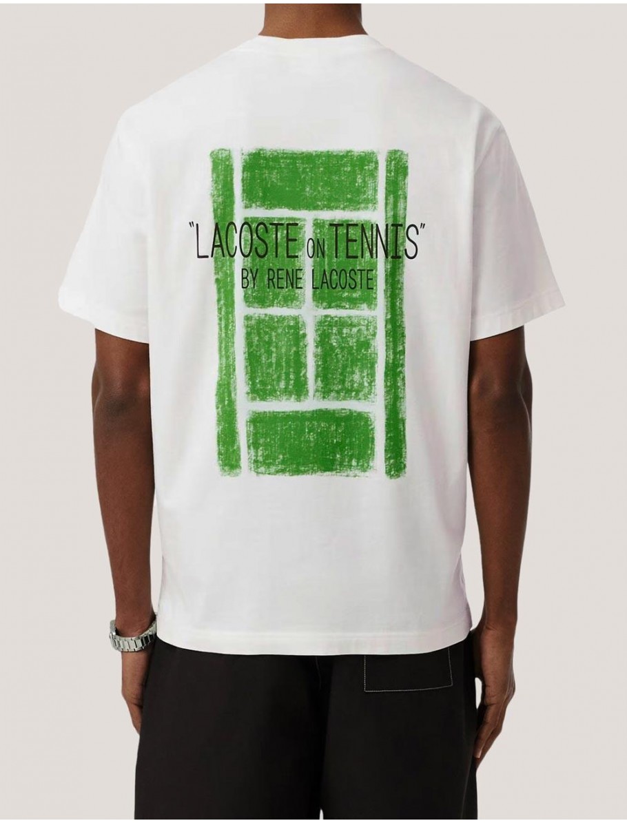 CAMISETA LACOSTE TEE SHIRT BLANCO