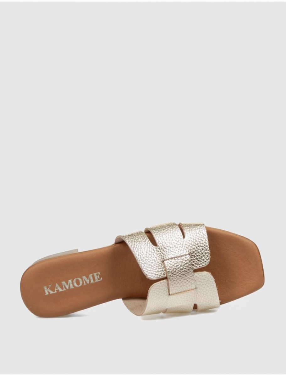 SANDALIA KAMOME MYA PLATINO