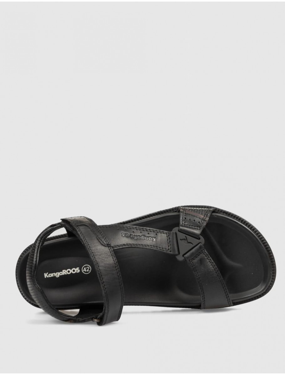 SANDALIA CALIFORNIANA KANGAROOS 1025 NEGRO