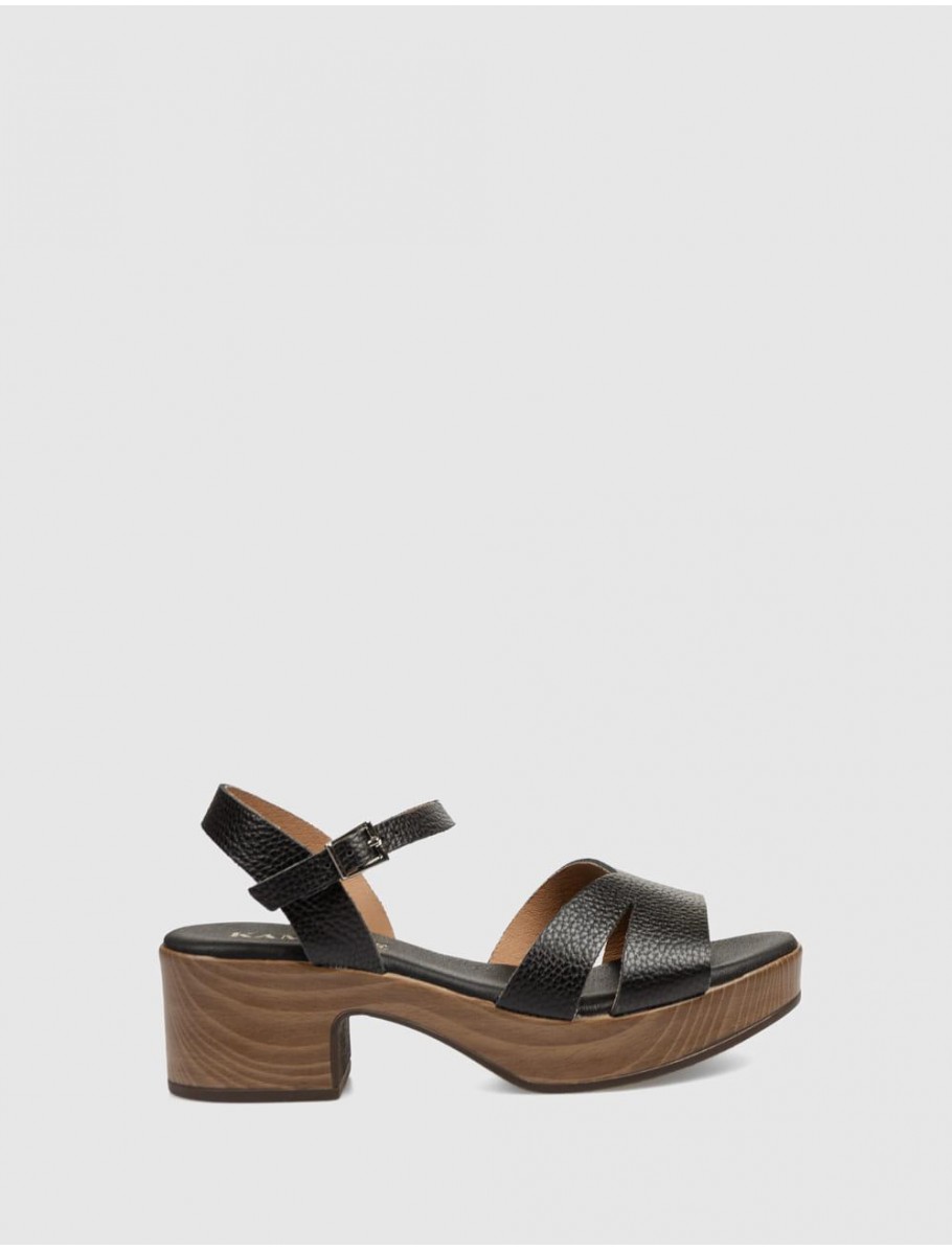 SANDALIA KAMOME ZULA NEGRO
