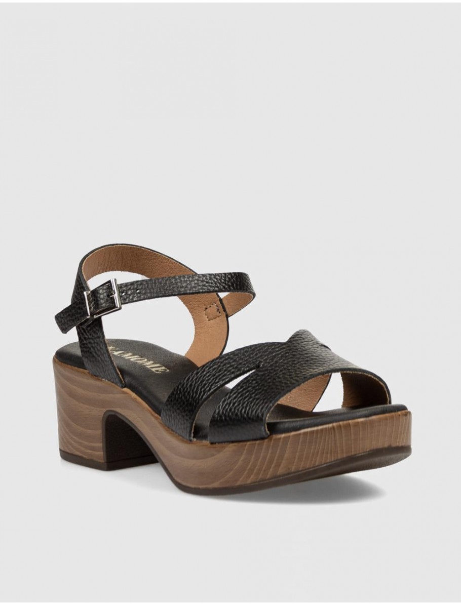 SANDALIA KAMOME ZULA NEGRO