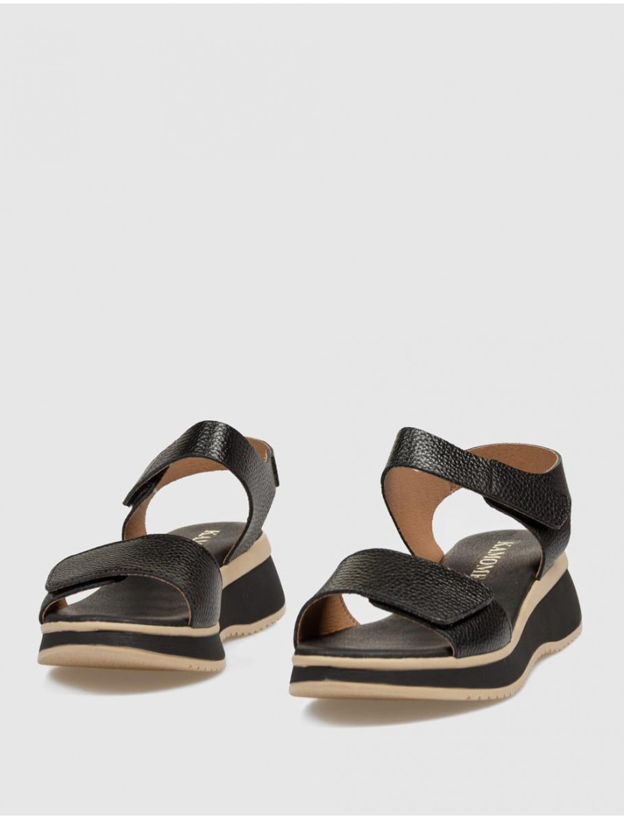 SANDALIA KAMOME HUSNIA NEGRO
