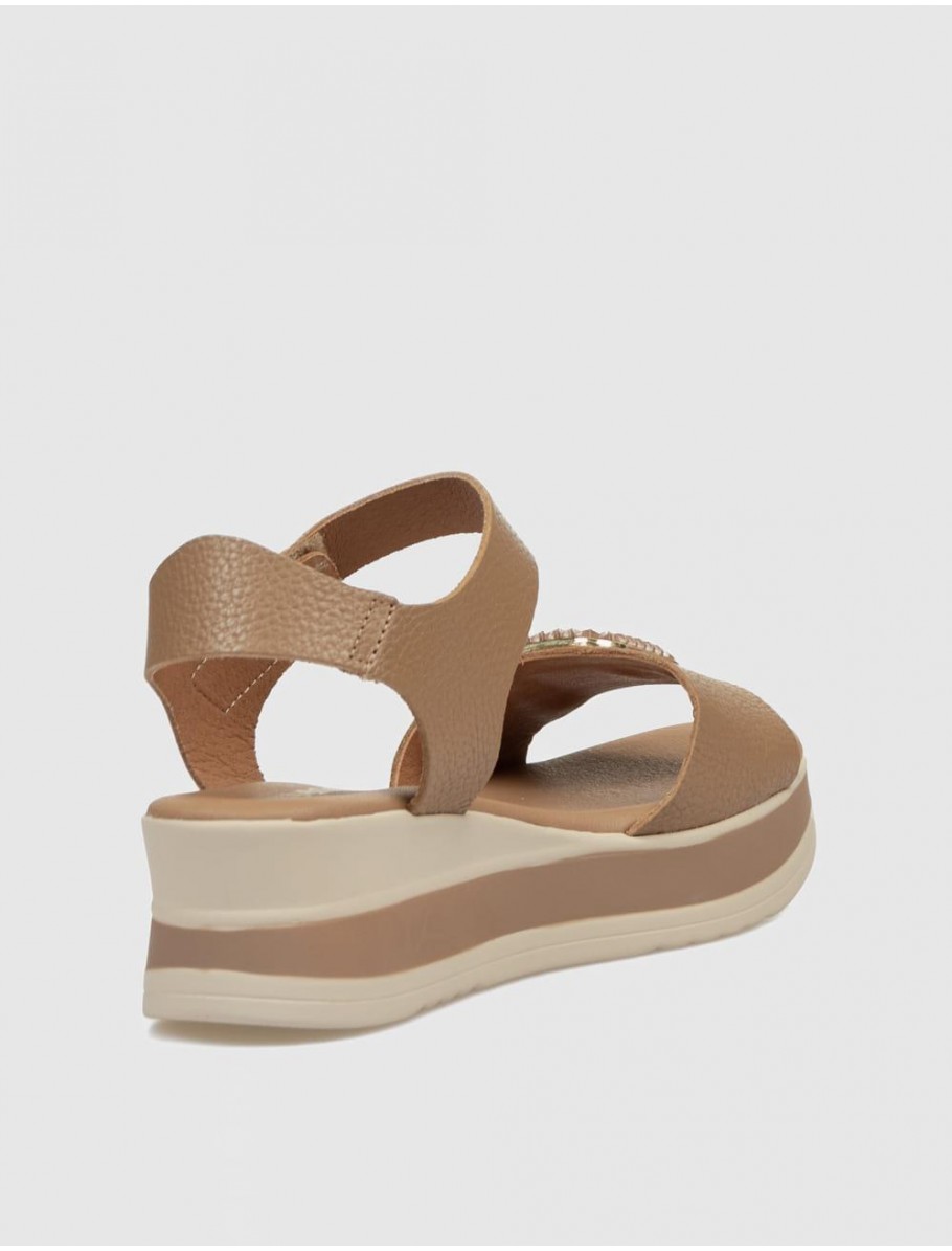 SANDALIA KAMOME TOVAR TAUPE