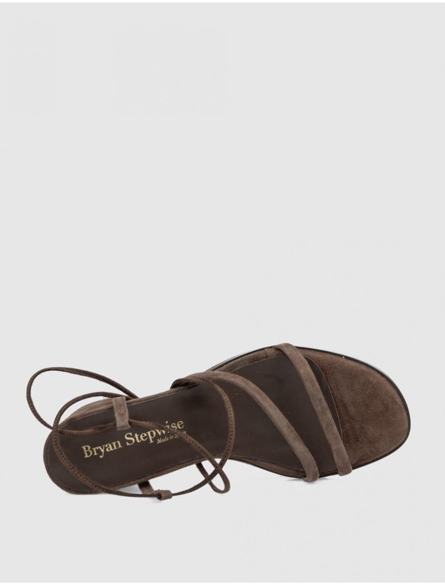 SANDALIA BRYAN STEPWISE GRECIA 2605 MARRoN
