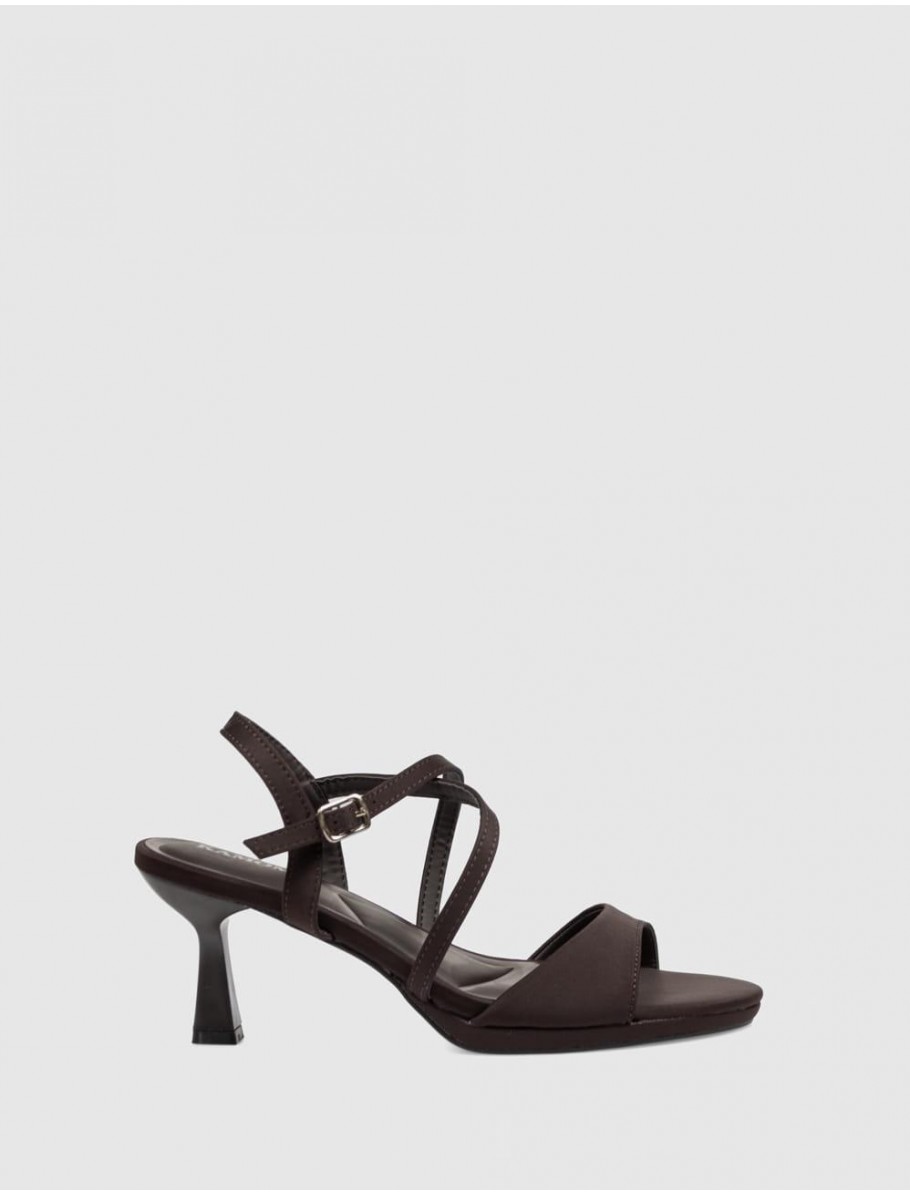 SANDALIA KAMOME TRENDS BELIA MARRoN