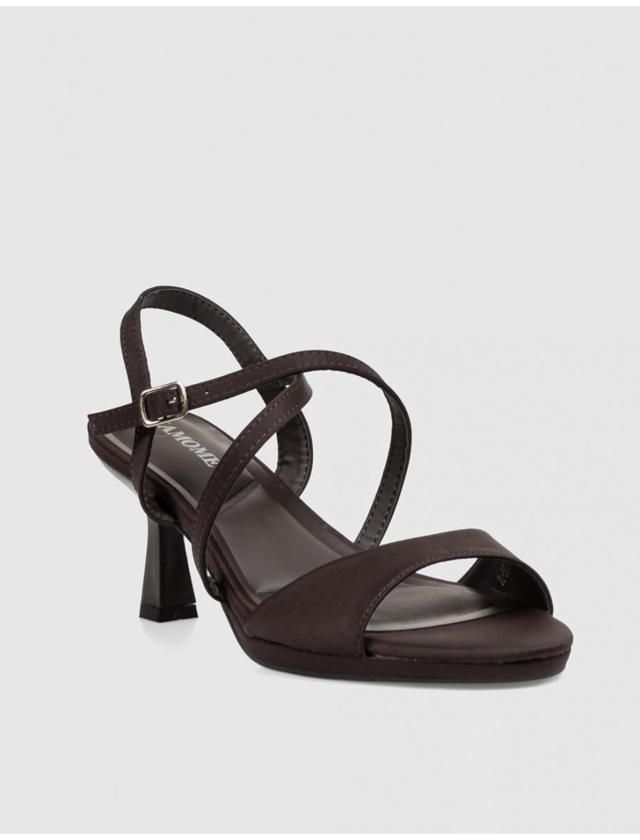 SANDALIA KAMOME TRENDS BELIA MARRoN
