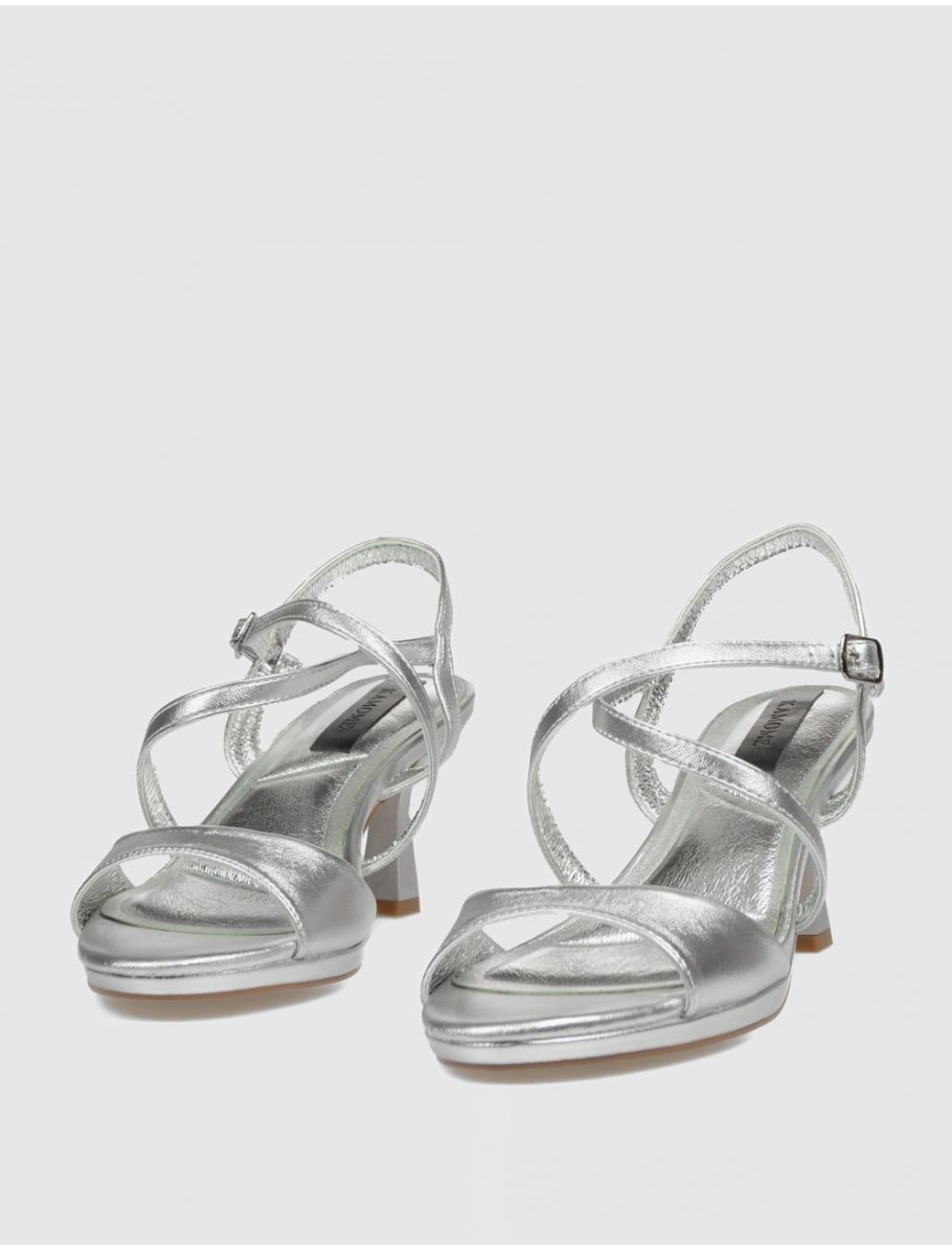 SANDALIA KAMOME TRENDS BELIA PLATA