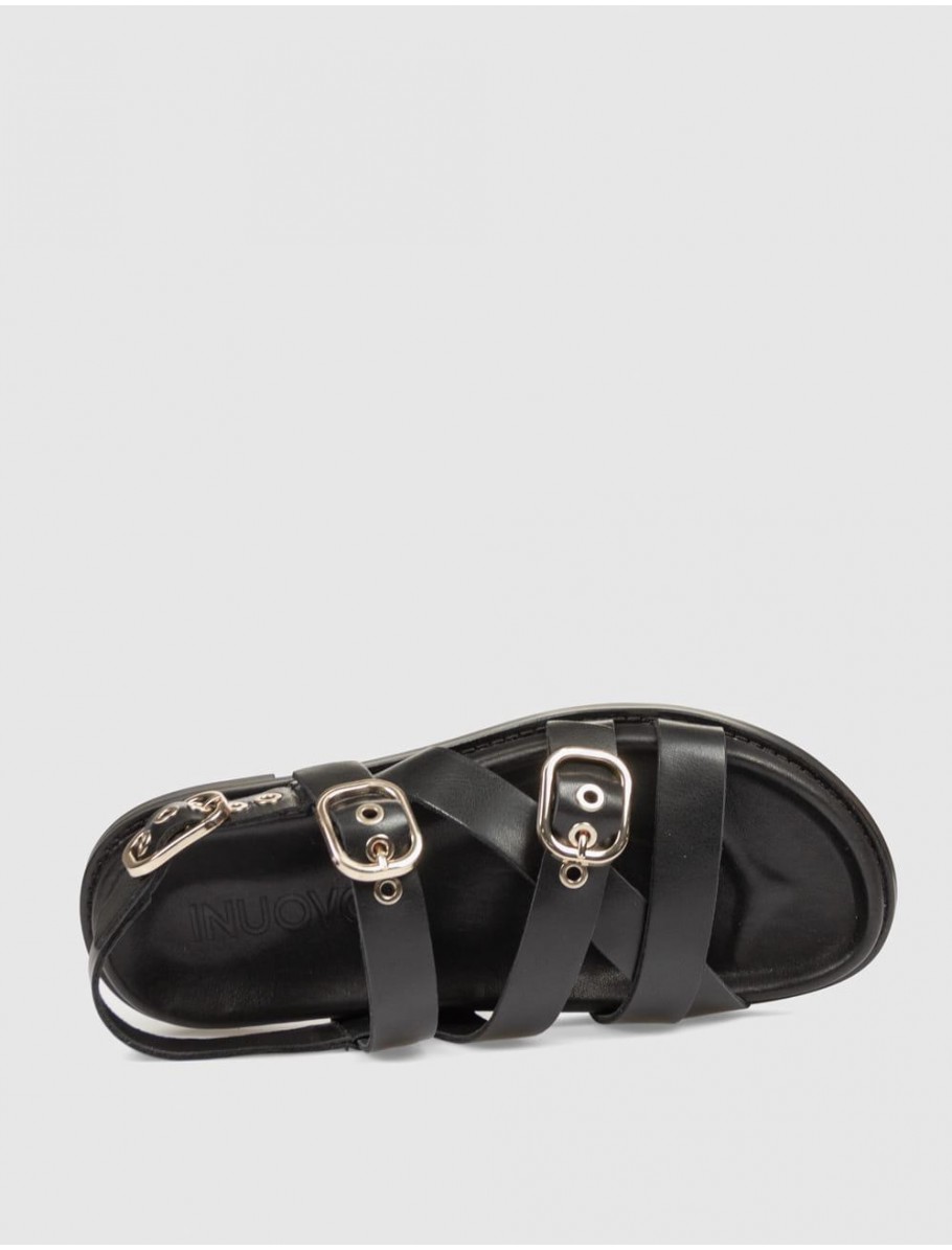 SANDALIA INUOVO D51006 NEGRO