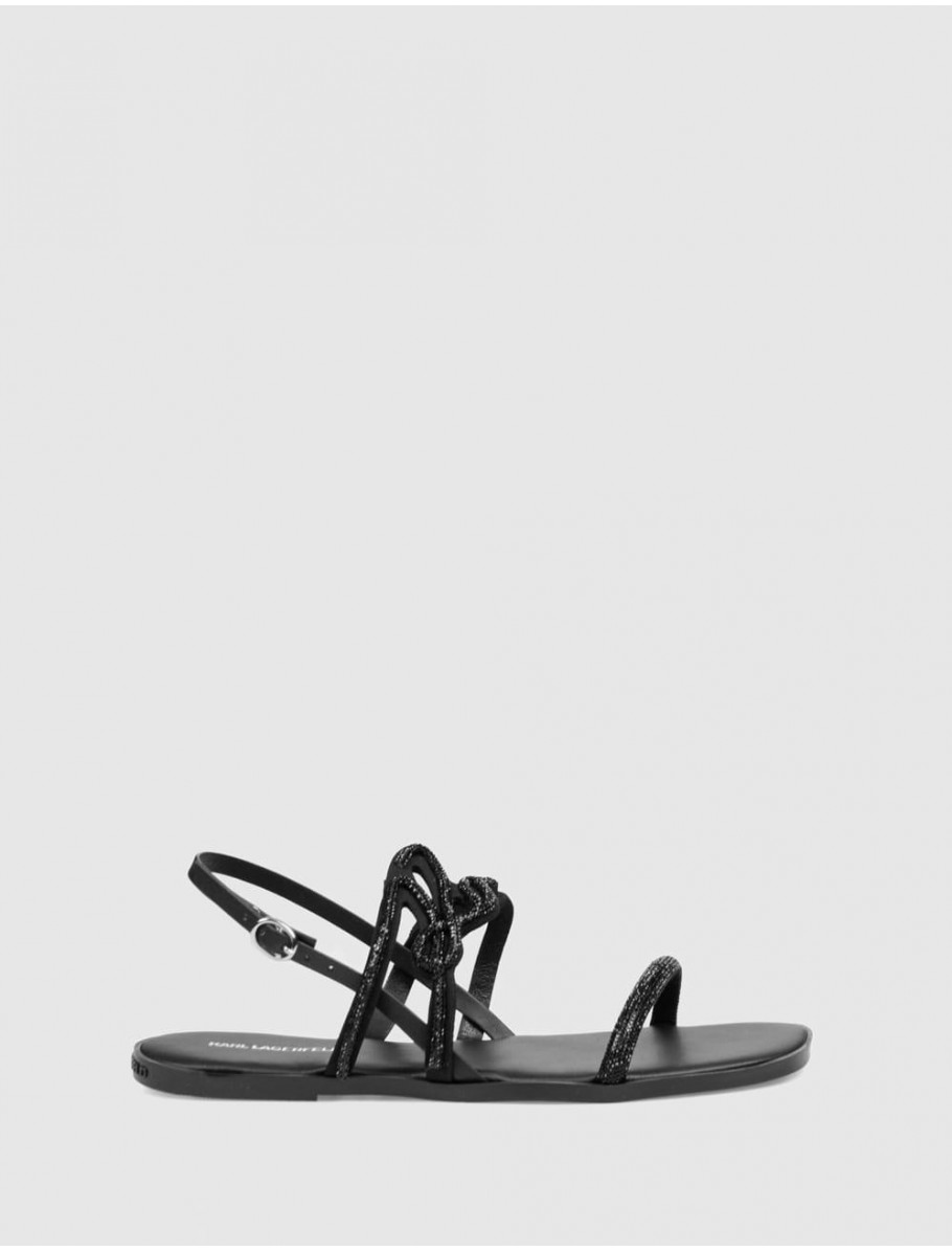 SANDALIA KARL LAGERFED OLYMPIA II KARL SIGNIA SLING NEGRO