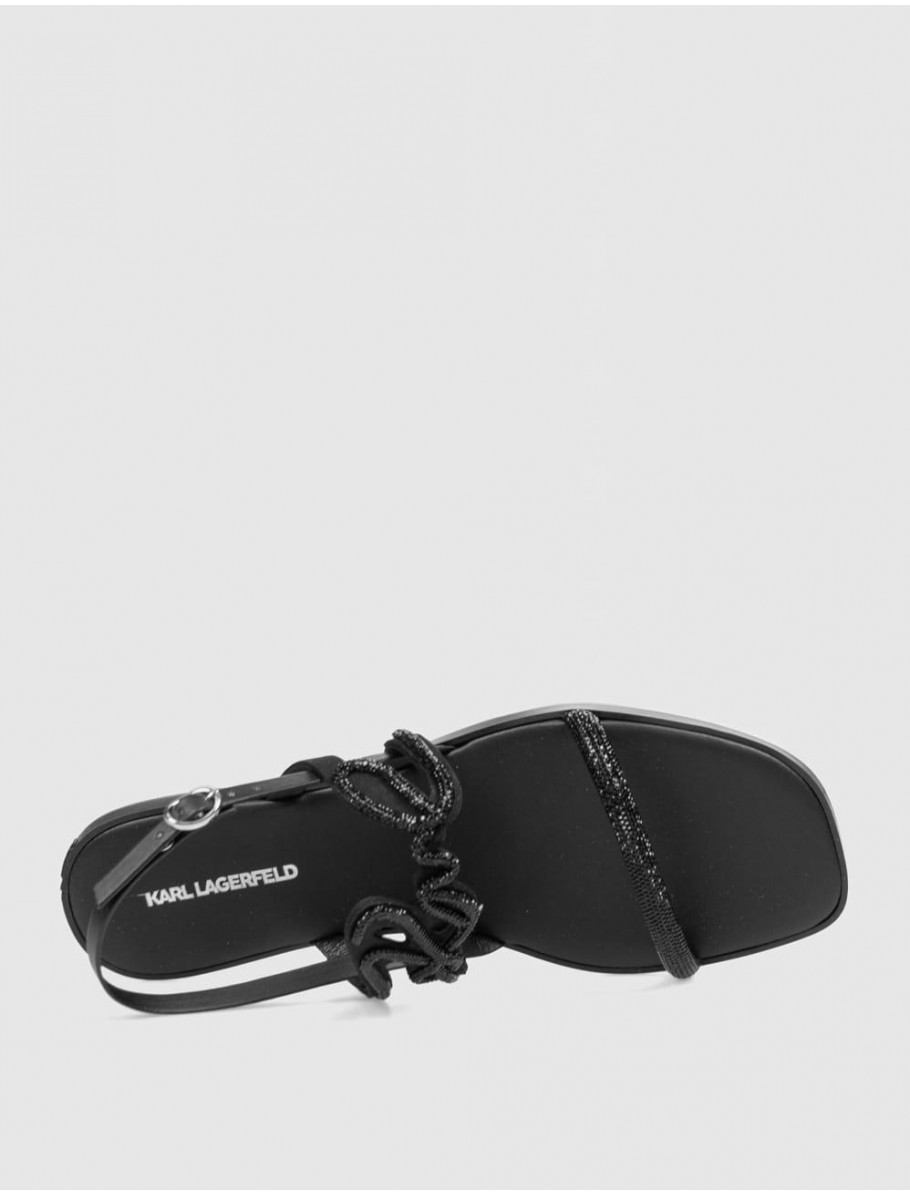 SANDALIA KARL LAGERFED OLYMPIA II KARL SIGNIA SLING NEGRO