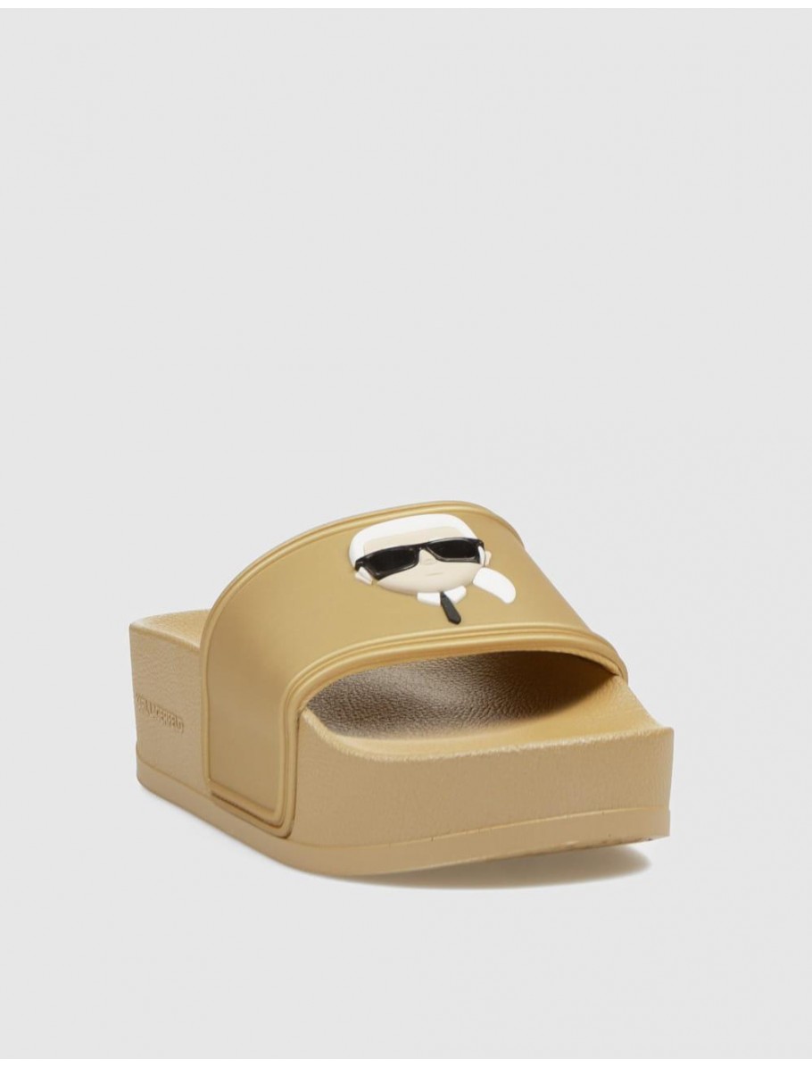 SANDALIA KARL LAGERFED KONDO MAXI II KARL NFT SHINE ORO