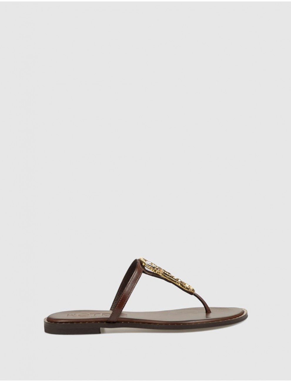 SANDALIA DE DEDO KOTRIS 02 310 MARRoN