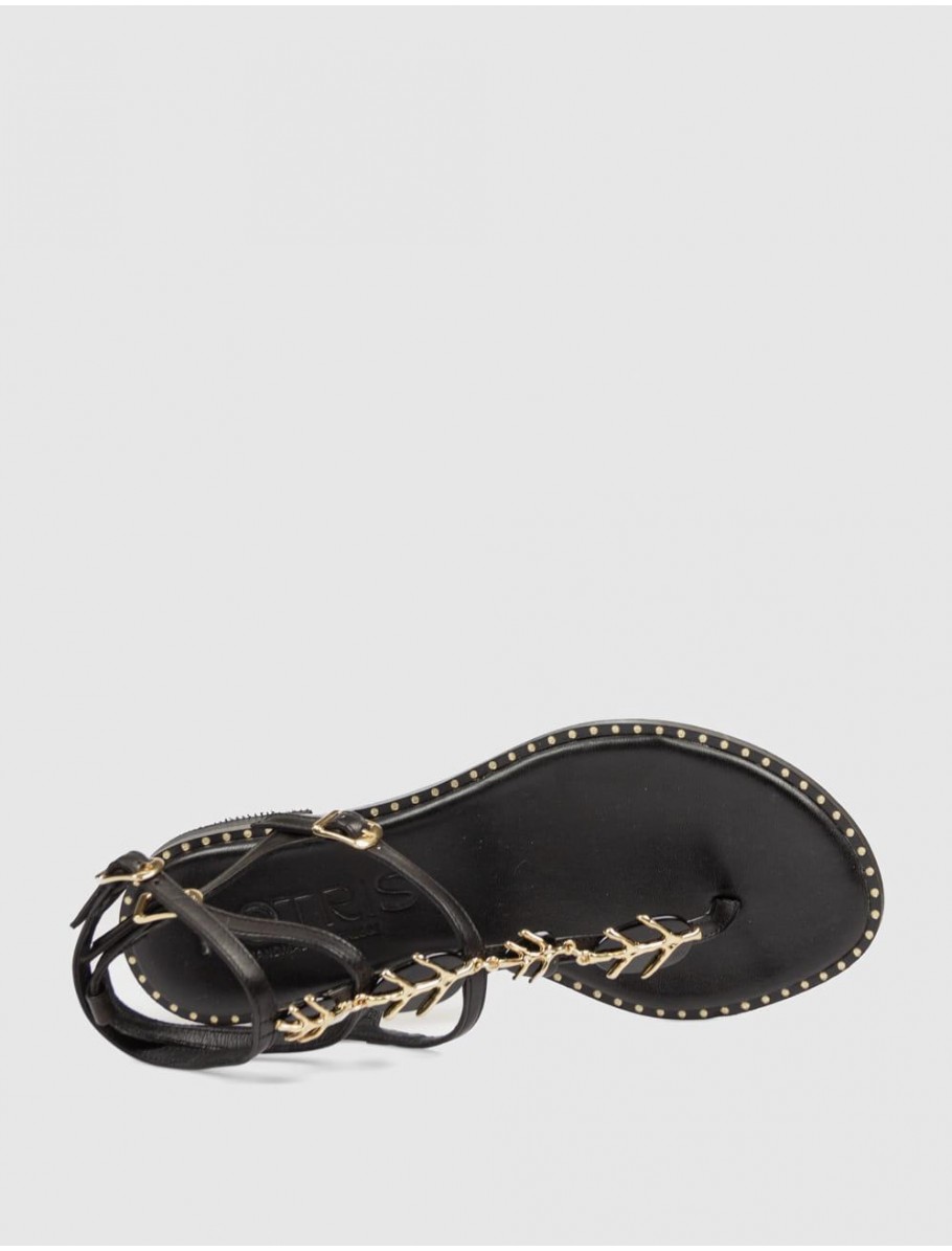 SANDALIA DE DEDO KOTRIS K 3017 NEGRO