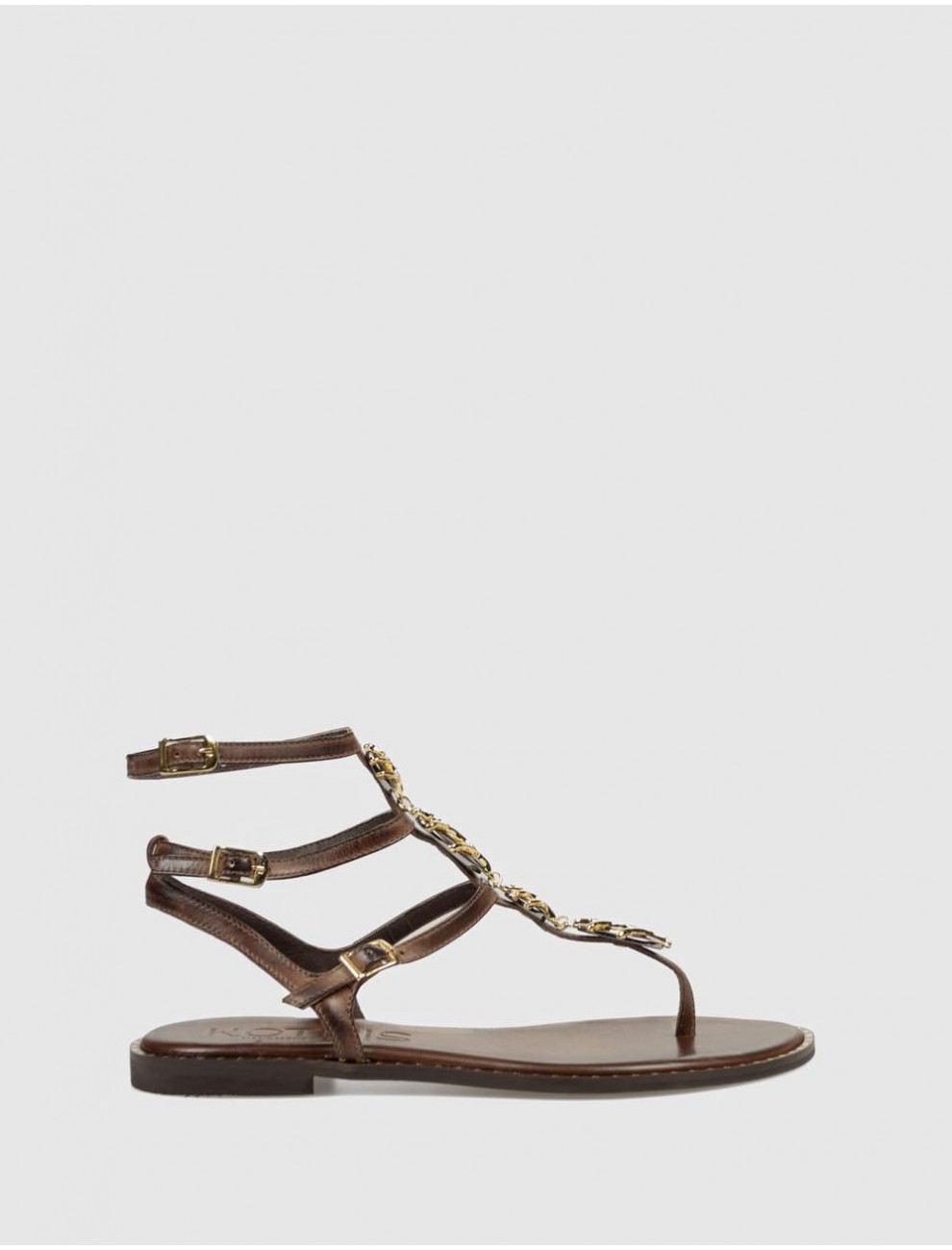 SANDALIA DE DEDO KOTRIS K 3017 MARRoN