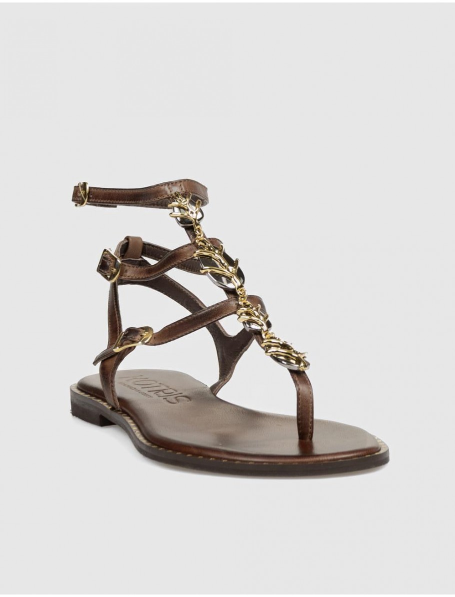 SANDALIA DE DEDO KOTRIS K 3017 MARRoN