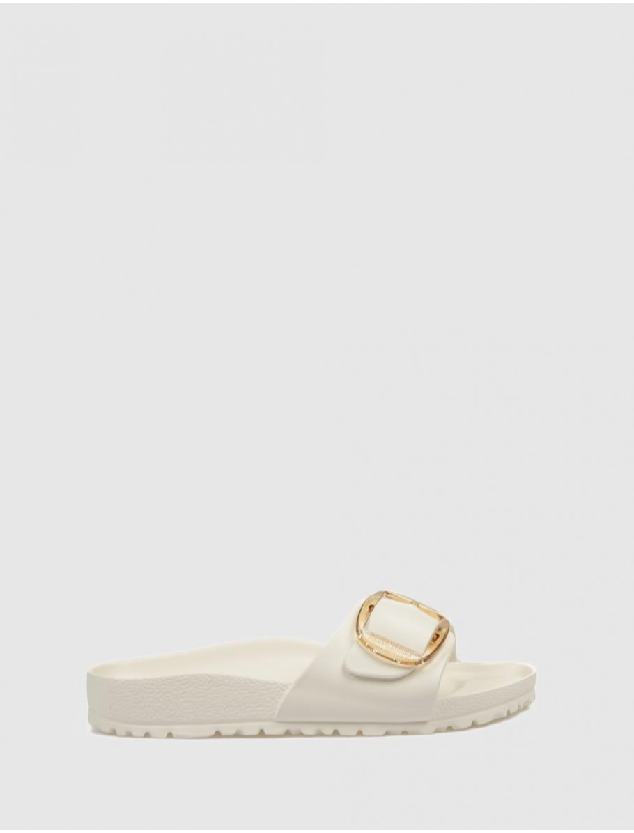 CHANCLA BIRKENSTOCK MADRID BIG BUCKLE EVA BLANCO
