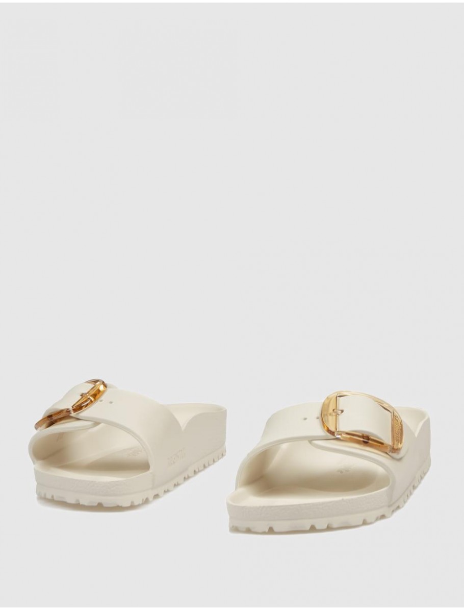 CHANCLA BIRKENSTOCK MADRID BIG BUCKLE EVA BLANCO