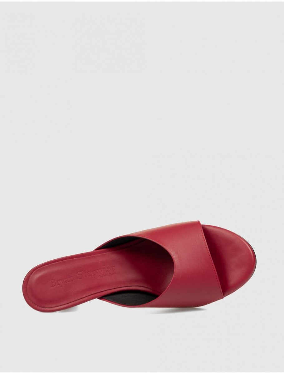 SANDALIA BRYAN STEPWISE 6616 RENATA ROJO