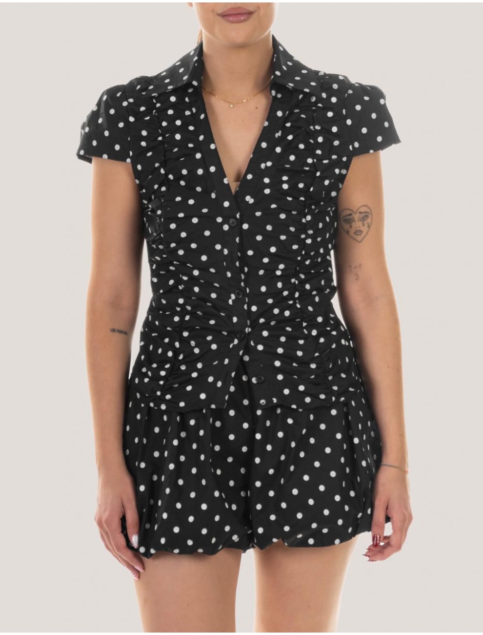 CAMISA OBVIO LILY NEGRO