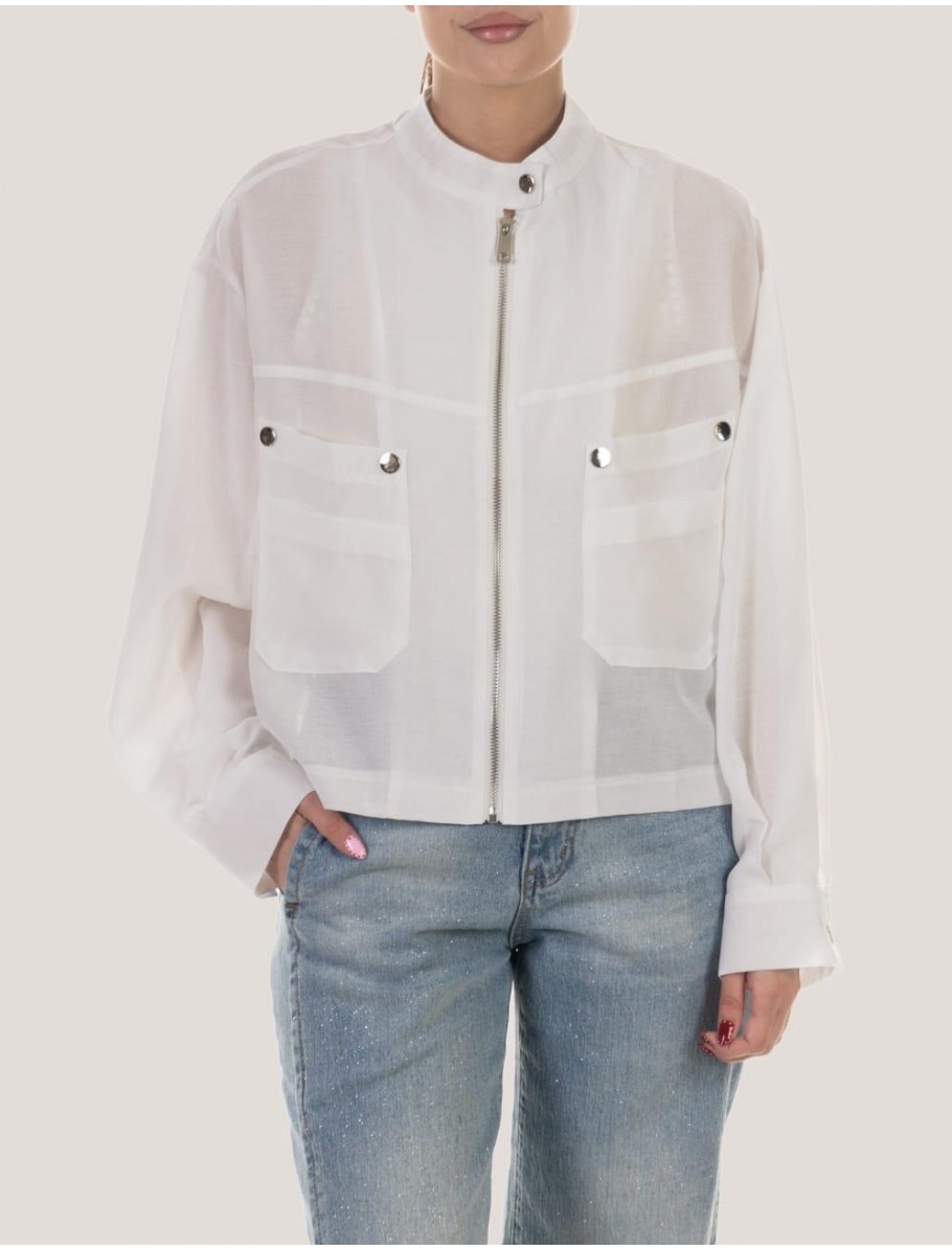 CHAQUETA OBVIO AKIR BLANCO